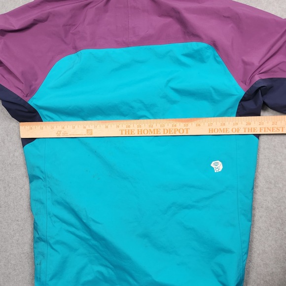 Mountain Hardwear Shell Jacket Mens Medium Exposure/2 Goretex Paclite Full Zip - Picture 14 of 15